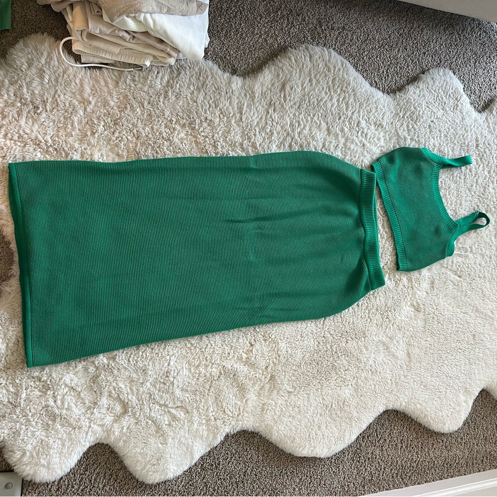 Sabo knit skirt set